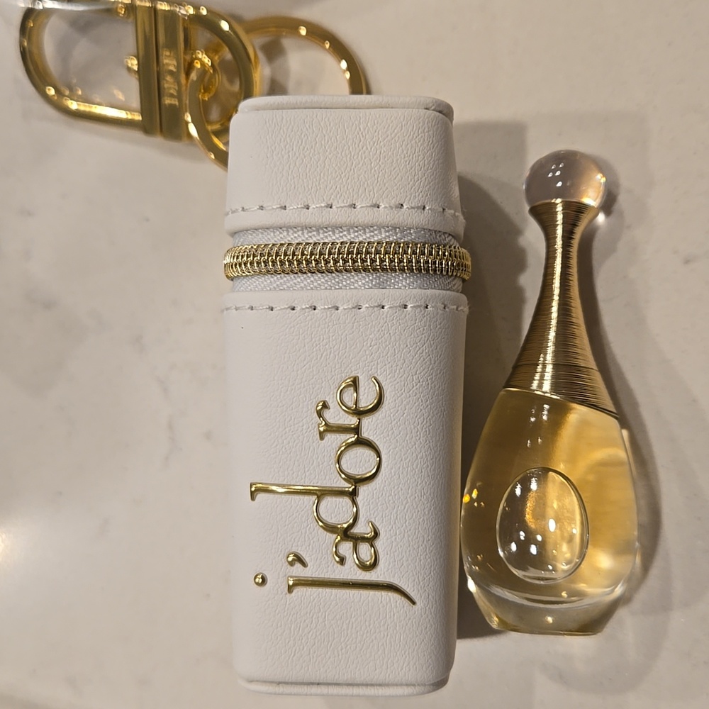 Brand New In Box Dior JADORE Holder Key Clasp Keychain Gold DIOR Jadore Holder - Picture 6 of 11
